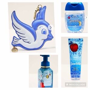 Bath Body Works Disney Princess Snow White Bluebird Coin Purse Soap Lip Hand Set